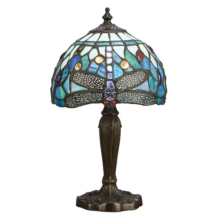 Dragonfly Blue Intermediate Table Lamp - Comet Lighting