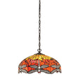 Dragonfly Flame Medium 3-Light Pendant Ceiling Light - Comet Lighting