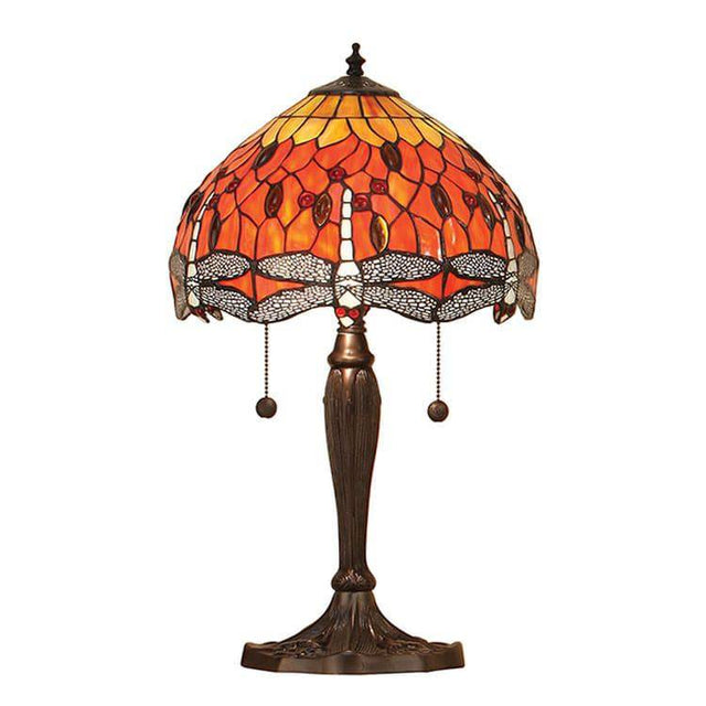 Dragonfly Flame Small Table Lamp - Comet Lighting