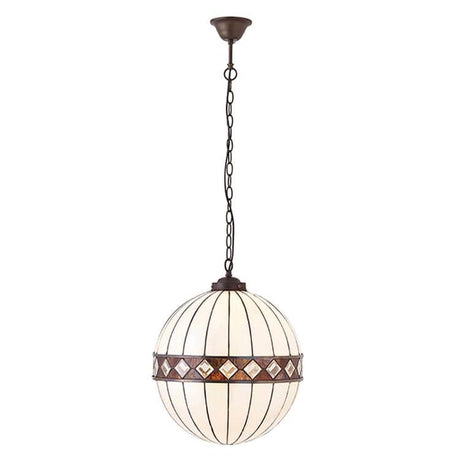 Fargo Medium Globe 1-Light Pendant Ceiling Light - Comet Lighting