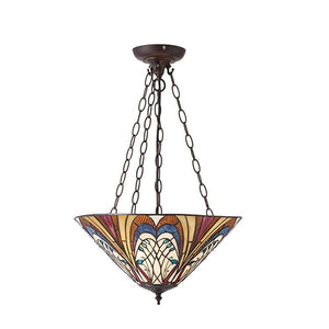 Hector Medium Inverted 3-Light Pendant Ceiling Light - Comet Lighting