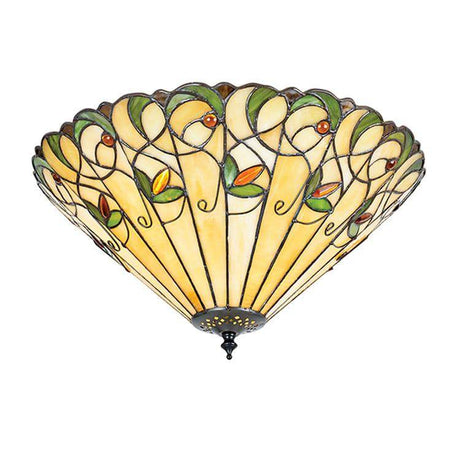 Jamelia Medium 2-Light Flush Ceiling Light - Comet Lighting
