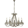 Oksana Nickel 5-Light Pendant Ceiling Light - Comet Lighting