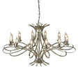 Penn Nickel 12-Light Pendant Ceiling Light - Comet Lighting