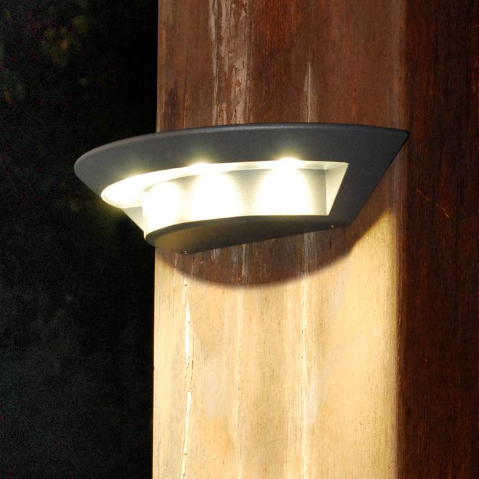 Kasper 1-Light Outdoor Small Wall Light - Comet Lighting