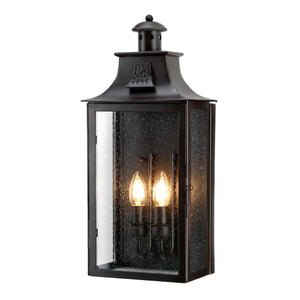 Kendal Outdoor Wall Lantern Bronze - Comet Lighting