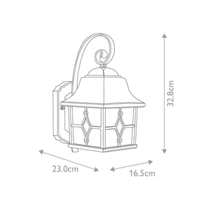 Kent 1 Light Wall Lantern - Comet Lighting
