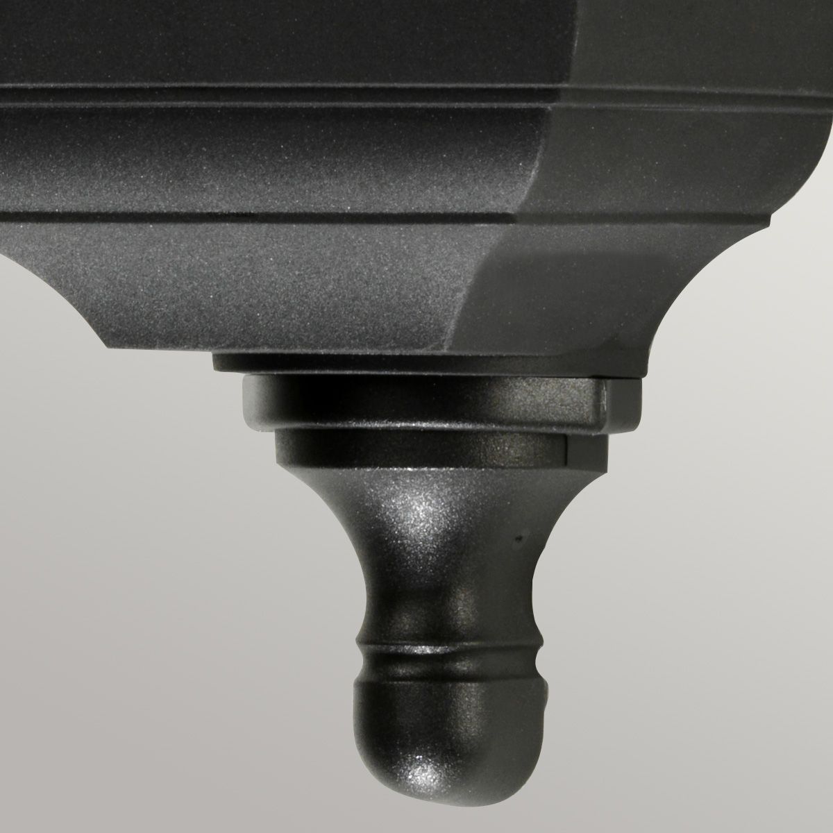 Kerry Outdoor Flush Wall Light Black - Comet Lighting
