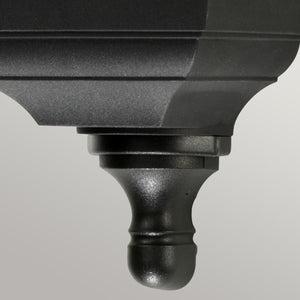 Kerry Outdoor Flush Wall Light Black - Comet Lighting