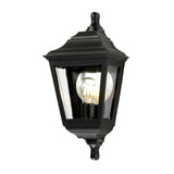 Kerry Outdoor Flush Wall Light Black - Comet Lighting