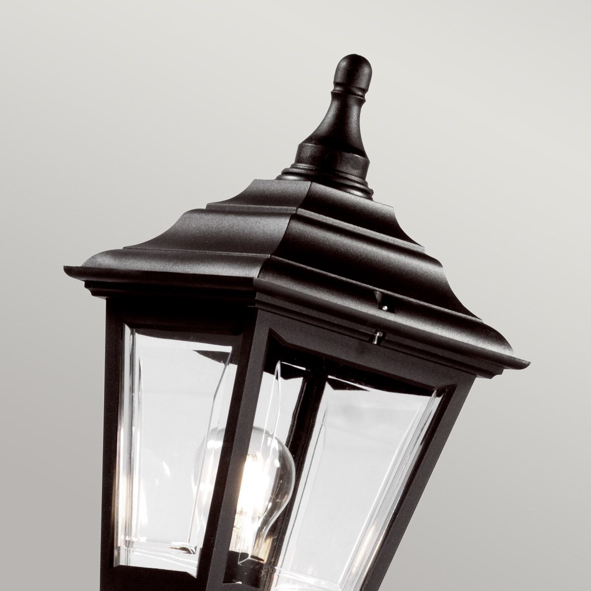 Kerry Outdoor Lamp Post Black - Comet Lighting