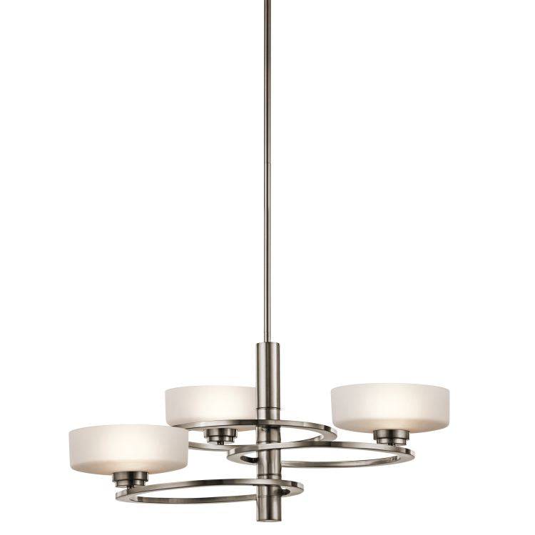 Aleeka 3-Light Chandelier - Comet Lighting