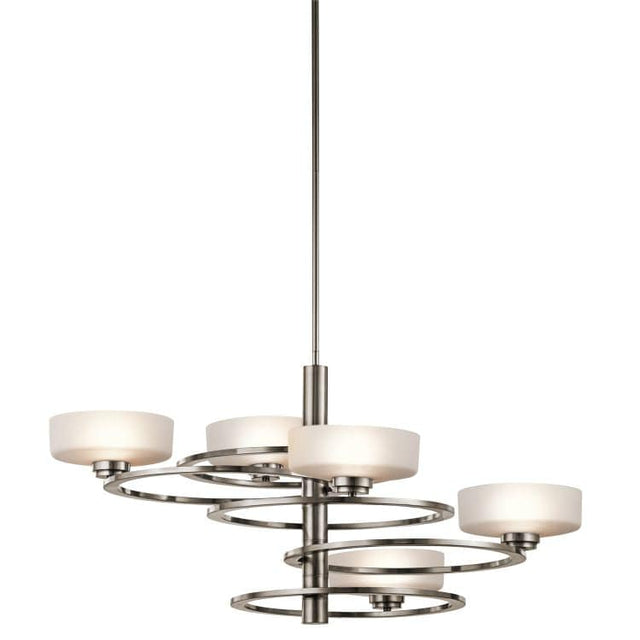 Aleeka 5-Light Chandelier B - Comet Lighting