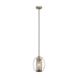 Asher 1 Light Mini Pendant Antique Pewter - Comet Lighting