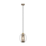 Asher 1 Light Mini Pendant Antique Pewter - Comet Lighting