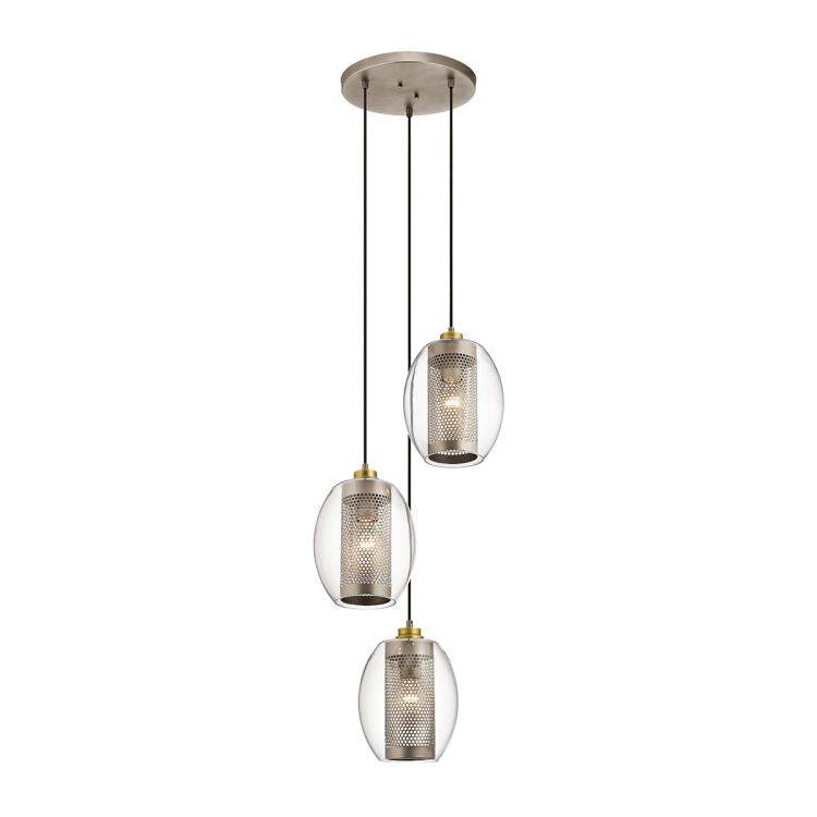 Asher 1 Light Mini Pendant Antique Pewter - Comet Lighting