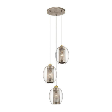 Asher 1 Light Mini Pendant Antique Pewter - Comet Lighting