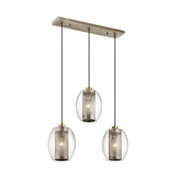 Asher 1 Light Mini Pendant Antique Pewter - Comet Lighting