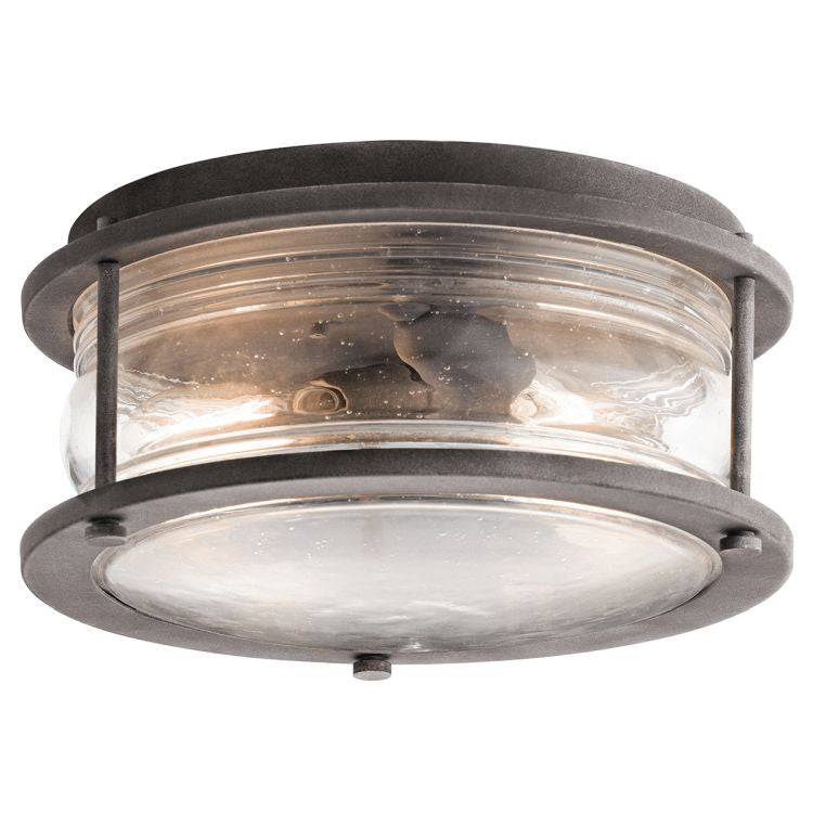 Ashlandbay 2-Light Outdoor Ceiling Flush - Comet Lighting