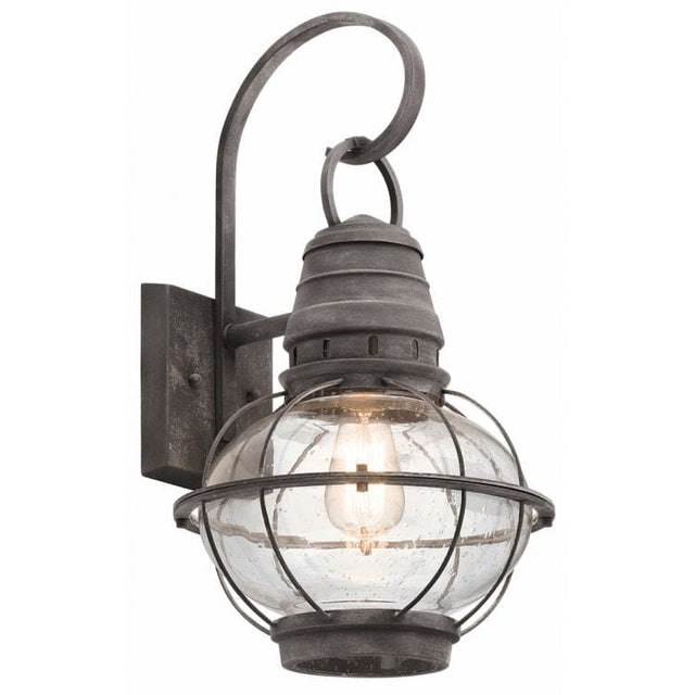 Bridge Point 1-Light Outdoor Large Wall Lantern - Comet Lighting