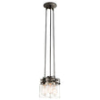 Brinley 3-Light Pendant Ceiling Light Bronze - Comet Lighting