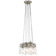 Brinley 6-Light Pendant Ceiling Light - Brushed Nickel - Comet Lighting