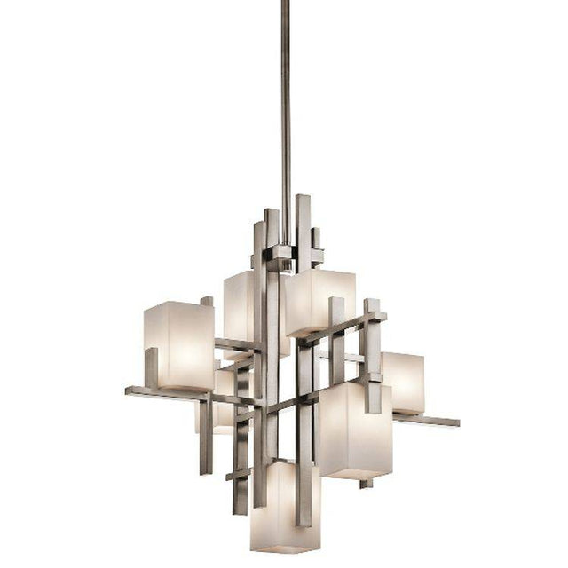 City Lights 7lt Chandelier - Comet Lighting