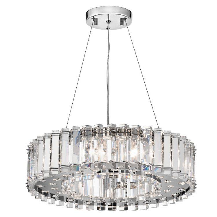 Crystal Skye 8-Light Chandelier - Comet Lighting