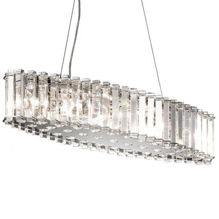 Crystal Skye Island Chandelier - Comet Lighting