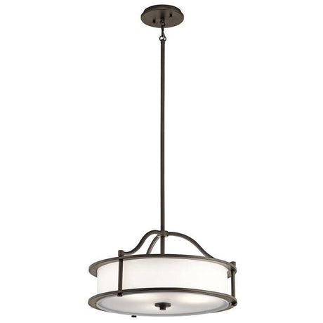 Emory 3-Light Pendant/Semi Flush Ceiling Light - Olde Bronze - Comet Lighting