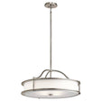 Emory 4-Light Chandelier/Semi Flush - Classic Pewter - Comet Lighting