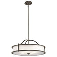 Emory 4-Light Chandelier/Semi Flush - Olde Bronze - Comet Lighting