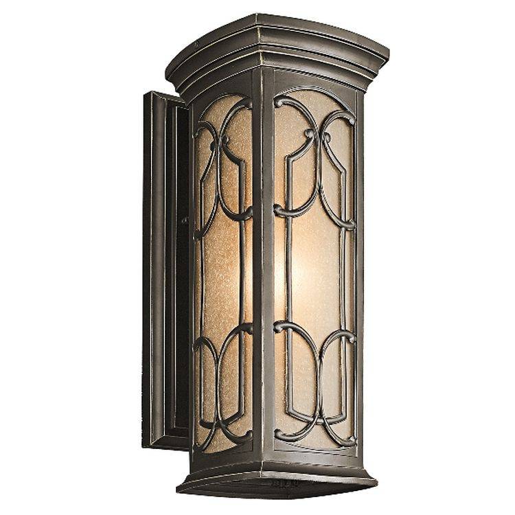 Franceasi Outdoor Medium Wall Lantern Bronze - Comet Lighting