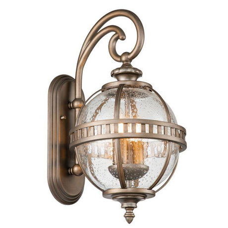 Halleron 2 Light Wall Lantern Burnished Bronze - Comet Lighting