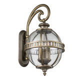 Halleron 3 Light Wall Lantern Burnished Bronze - Comet Lighting