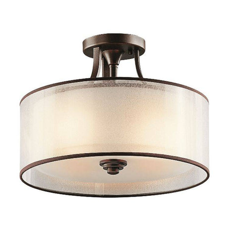 Lacey Small Semi-Flush Ceiling Light - Comet Lighting