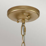 Larkin 2 Light Small Pendant Painted Natural Brass - Comet Lighting