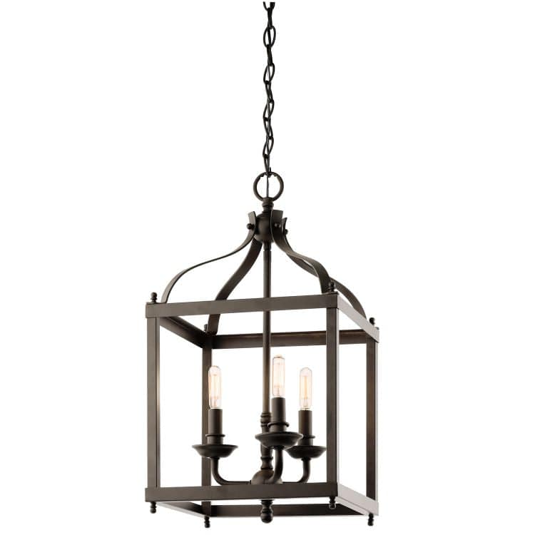 Larkin 3-Light Medium Pendant Ceiling Light - Olde Bronze - Comet Lighting