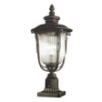 Luverne Outdoor Pedestal Lantern Bronze - Comet Lighting