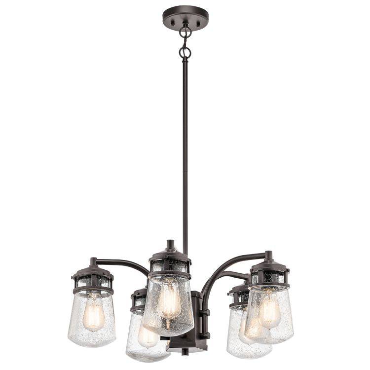 Lyndon 5-Light Outdoor Chandelier - Comet Lighting