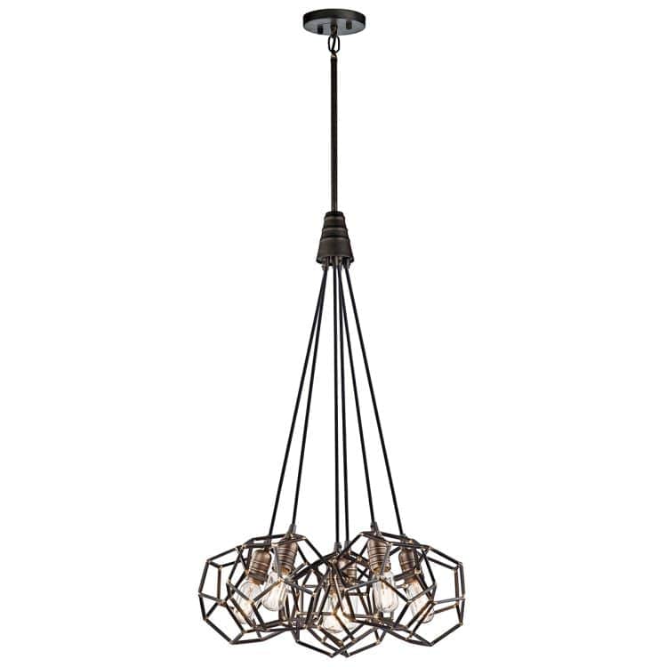 Rocklyn 6-Light Chandelier - Comet Lighting