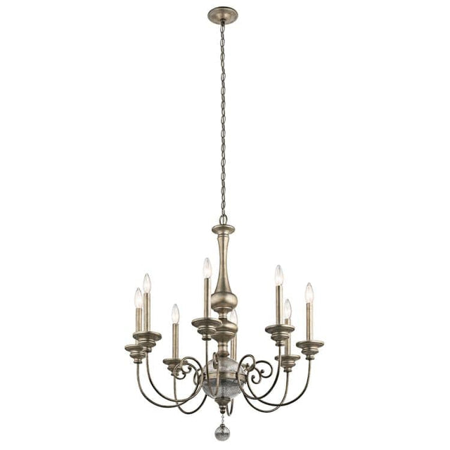 Rosalie 8-Light Chandelier - Comet Lighting