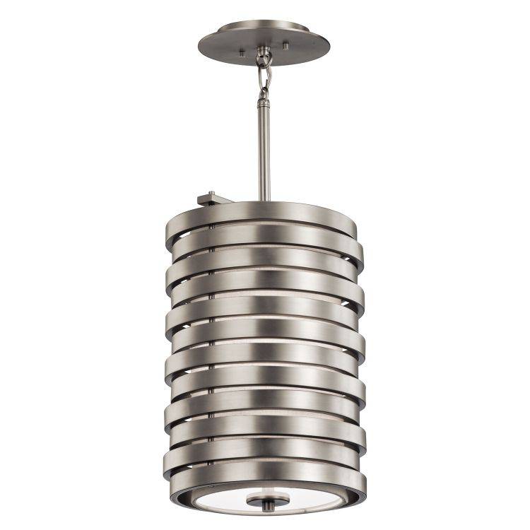 Roswell 1Lt Pendant Light Finish: Brushed Nickel - Comet Lighting