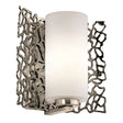 Silver Coral Wall Light - Comet Lighting