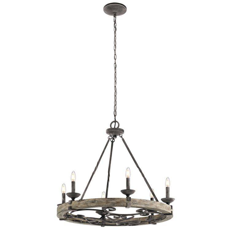 Taulbee 6-Light Chandelier - Comet Lighting