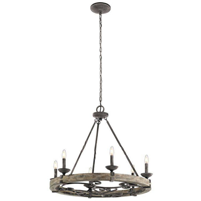 Taulbee 6-Light Chandelier - Comet Lighting