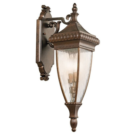 Venetian Rain 2-Light Medium Outdoor Wall Lantern - Comet Lighting