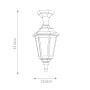 Kinsale 1 Light Pedestal/Porch Lantern