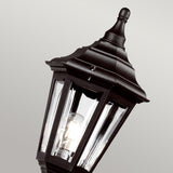 Kinsale Outdoor Lamp Post Black - Comet Lighting