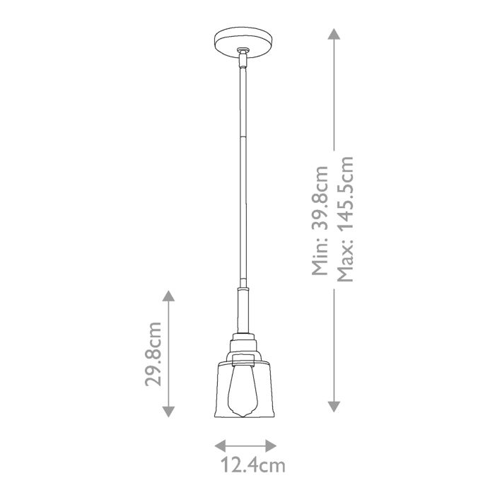 Aivian 1 Light Pendant